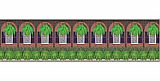 Mardi Gras Balcony Backdrop 4' x 30'