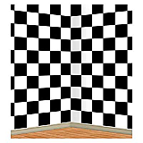 Checkered Backdrop 4' x 30'