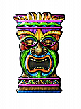 Tiki 3-D Art-Form 18"