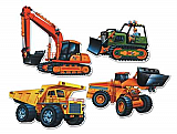 Construction Vehicle Cutouts 16" cardboard cutout prop