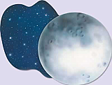 Moon Cutout 24" cardboard cutout props