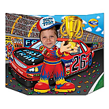 Race Car Driver Photo Prop 3' 1" x 25"