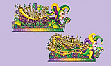 Mardi Gras Float Props 5' 5" & 5' 7"