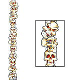 Jointed Stack-O-Skulls 7'