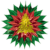 Christmas Fan-Burst 15"