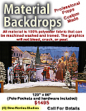 Material Professional Backdrop Props