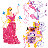 Princess & Carriage Props 5' 4" & 5' 4�"
