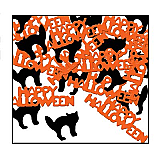 Happy Halloween & Cat Fanci-Fetti Confetti