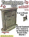 Tombstone-Style-A 4 Foot Foam Prop