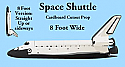Space Shuttle Cardboard Cutout Standup Prop