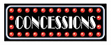 Concessions Sign 8" x 22"
