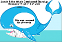 Jonah & the Whale Cardboard Cutout Standup Prop