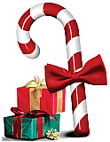  Candy Cane Cardboard Standee