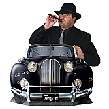 Gangster Car Photo Prop 3' 1" x 25"