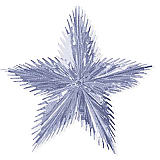 Leaf Starburst 16" Silver