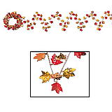 Gleam 'N Flex Autumn Leaf Garland 25'
