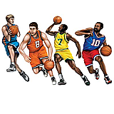 Basketball Cutouts 20" cardboard cutout props
