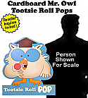  Tootsie Roll Mr Owl Card Board Cutout Standup