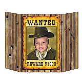 Wanted Poster Photo Prop 3' 1" x 25"