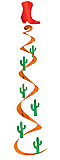 Western Whirls 30" streamers