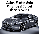 Aston Martin Spy Car Cardboard Cutout Standup Prop