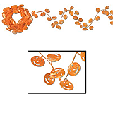 Gleam 'N Flex Pumpkin Garland 25'