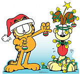 Garfield and Odie Christmas