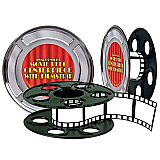 Movie Reel With Filmstrip Centerpiece 9"