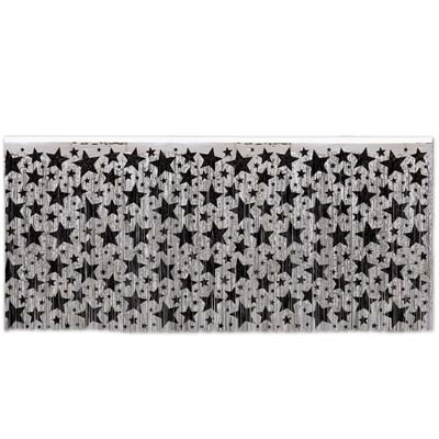 1-Ply FR Metallic Table Skirting 30" x 14'