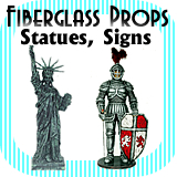 Fiberglass Resin Statues and Props