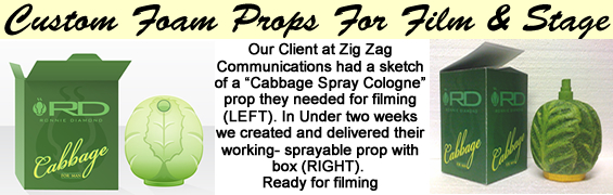 Custom Made prop for a commerical, Tv, Film & Theater
