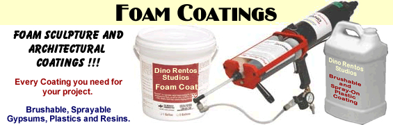 Foam coatings for your sculptures
