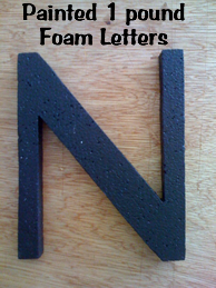 Super Gloss Foam Letters