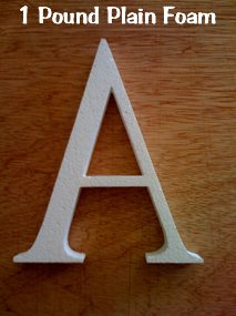 Super Gloss Foam Letters