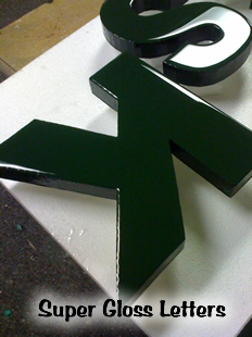 Super Gloss Foam Letters