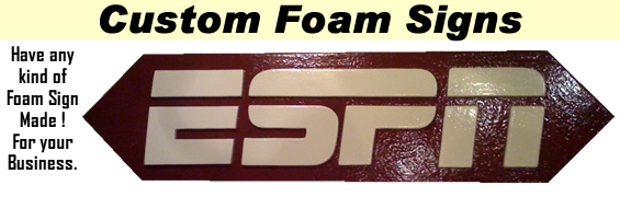 Custom FOam Signs-Dino-Rentos-Studios