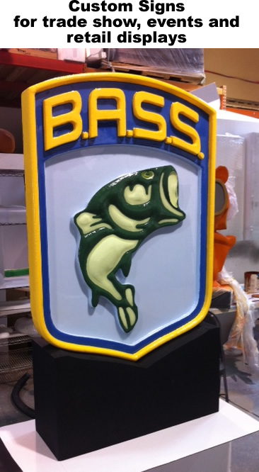 custom foam signs for retail, events and trade shows
