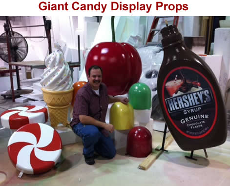 Custome Made Foam Candy Props - Giant and Big