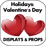 Holidays: Valentine's Day Cardboard Cutouts