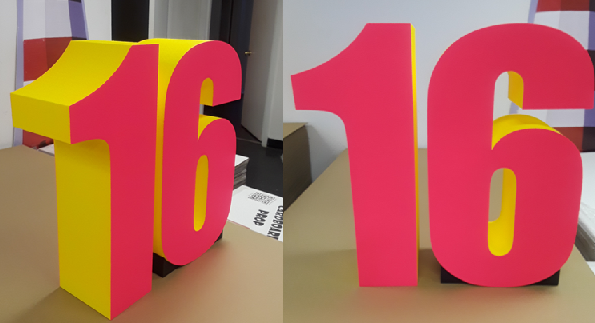 Custom Foam Letters Signs Displays for Sweet 16 Birthday Party and Event