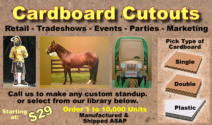 Custom Cardboard Standups