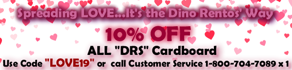 Valentine's Day Discount on Cardboard Cutouts