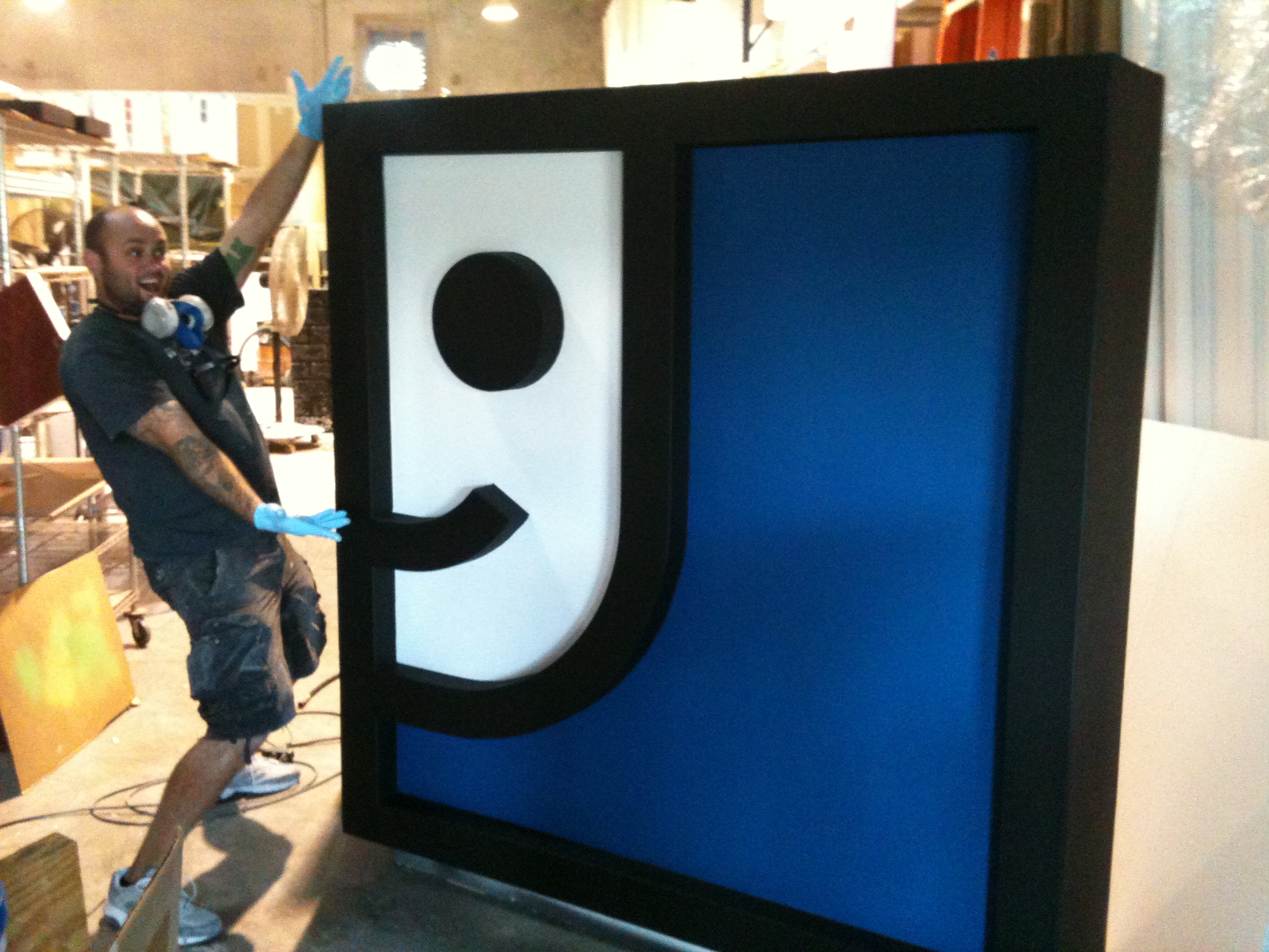 Custom Foam Sculptured Logo Letter  Displays for Events and Tradeshows