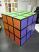 3D Cardboard Rubix Cube Prop