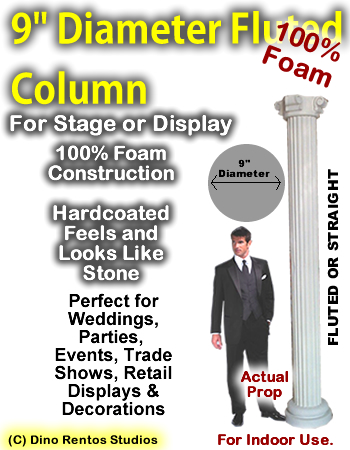 Foam Column Prop 9" Diameter