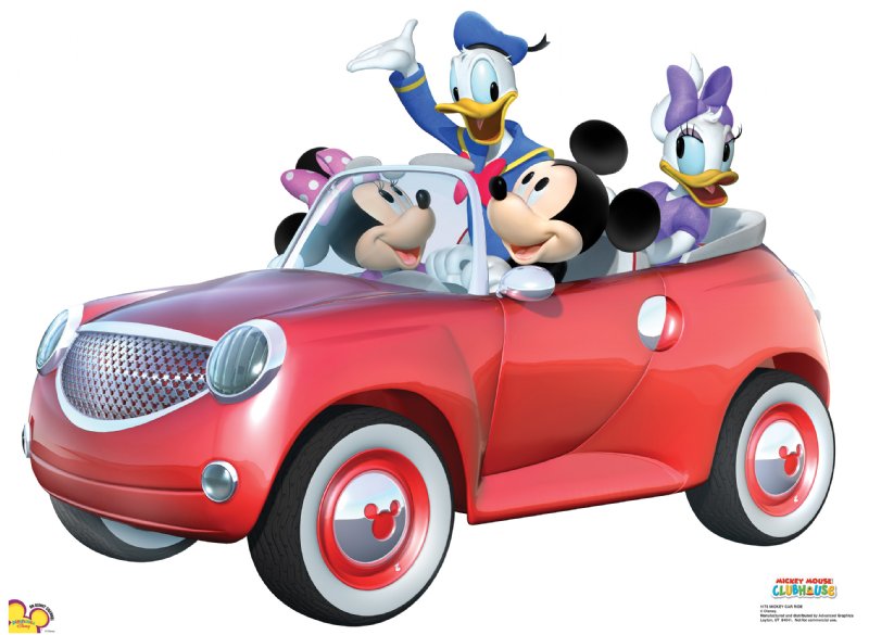 mickey mouse clubhouse car