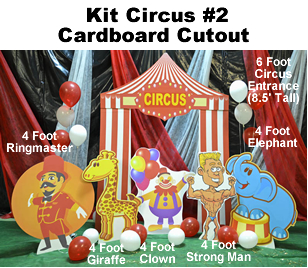 Circus Kit #2 Cardboard Cutout Standup Prop