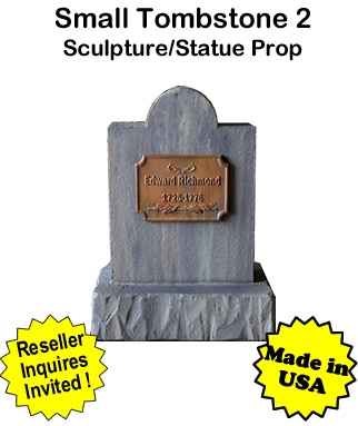 Tombstone Small 2 Sculpture Statue Prop