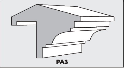 PA3 - Architectural Foam Shape - Parapets & Caps