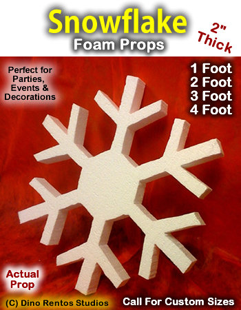 Foam Snowflakes